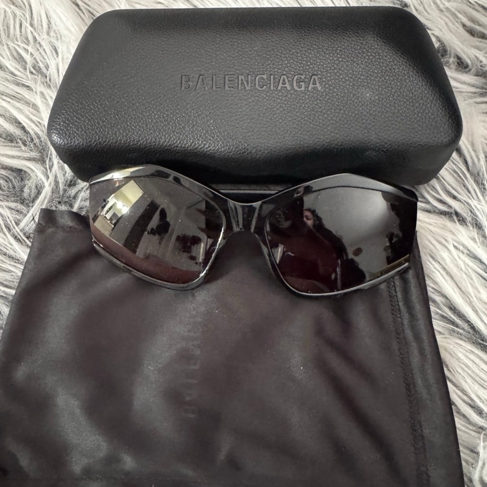 Black Balenciaga Sunglasses